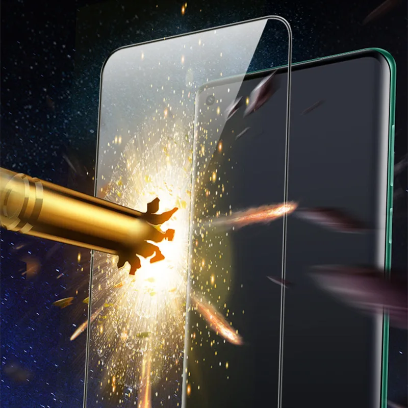 Premium Full-Cover Tempered Glass Screen Protector with Camera Lens Film