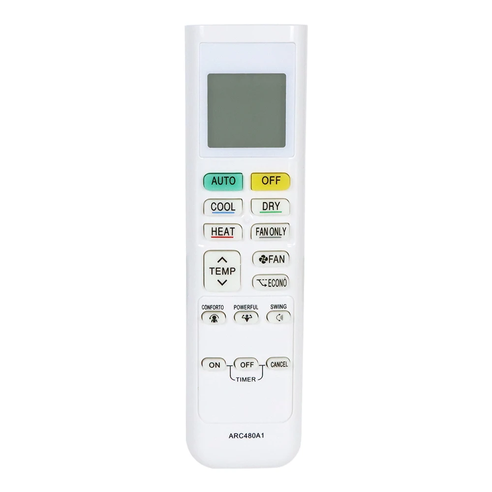Backlight Screen ARC480A1 Air Conditioner Remote - Replacement for Daikin Compatible with ARC480A6/ARC480A8, Easy to Use