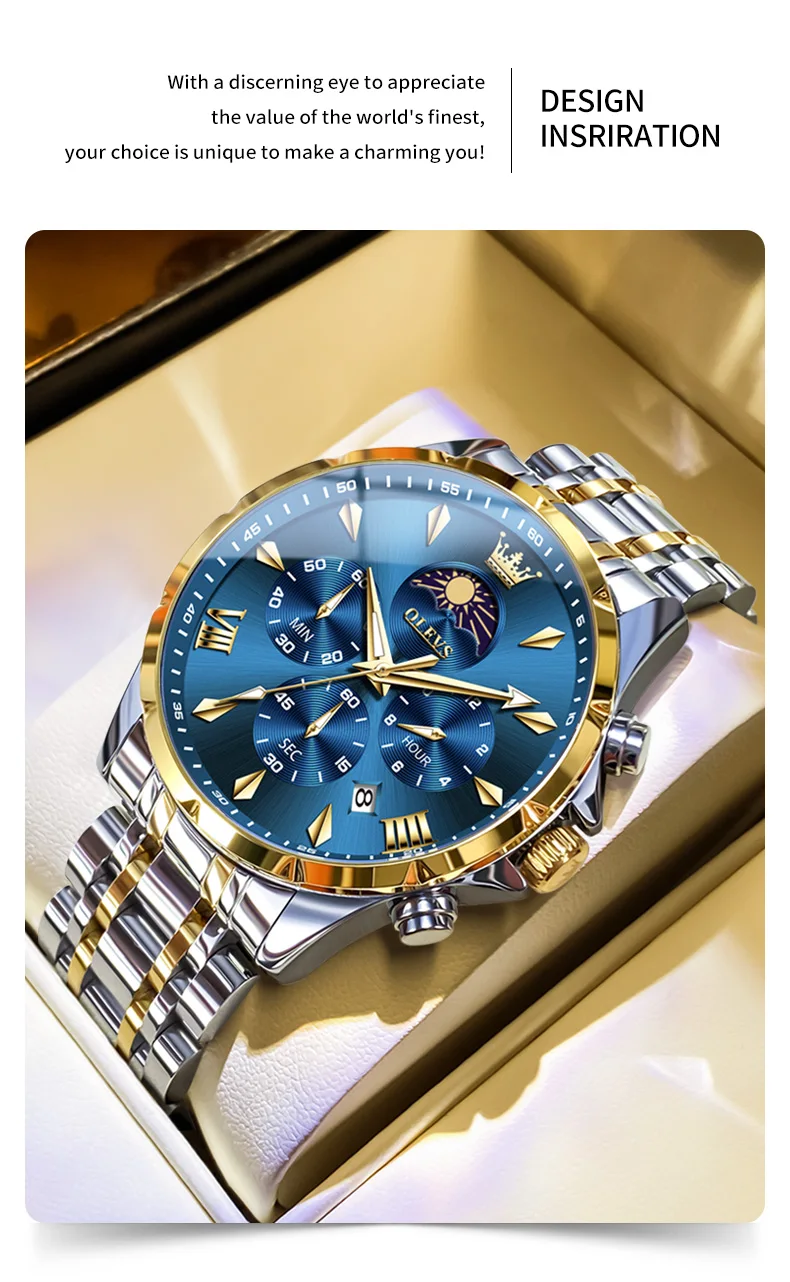 OLEVS 3653 Men's Watch description image 2