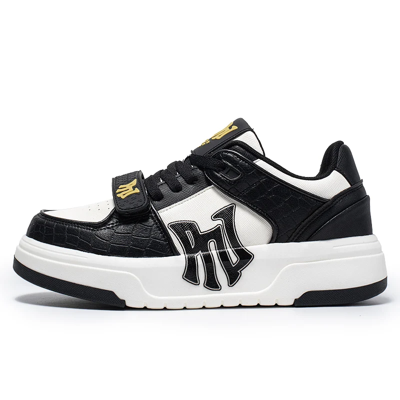 PNj Skate-Inspired Sneakers - Durable & Non-Slip - Comfortable Lace-Up Design for Outdoor Wear