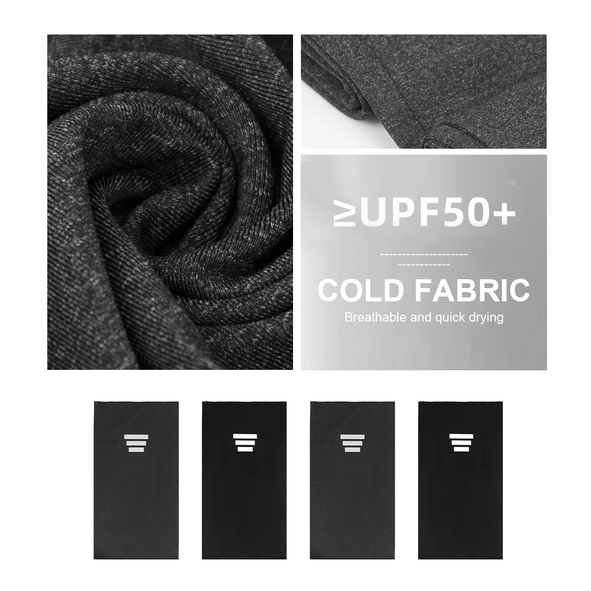 1pc Outdoor Riding Ice Silk Sunscreen Breathable High-elastic Quick-drying Mask Scarf Spring and Summer Ice Cool Sweat-absorbing