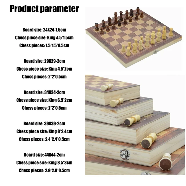 3 en 1 jeux de Table de fête dés échecs Backgammon conseil divertissement jeux de voyage dames échecs 5