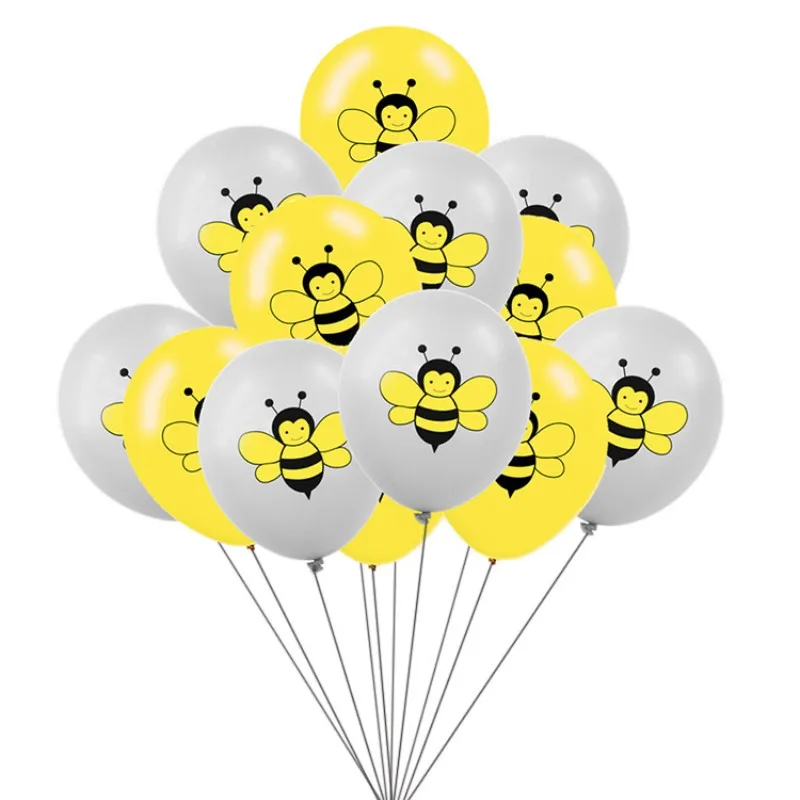 Bumble Bee Party Decor Bee Party Latex Balloons for Bee Birthday Baby  Shower Decorations Party Supplies