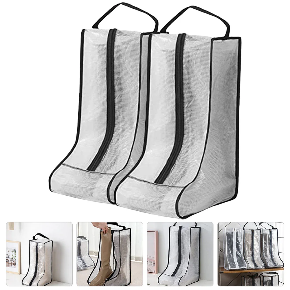 

Tall Boots Storage Bags Portable High Boot Protective Bag Clear Shoe Storage Pouches Store Riding Boots Leather Boots Snow