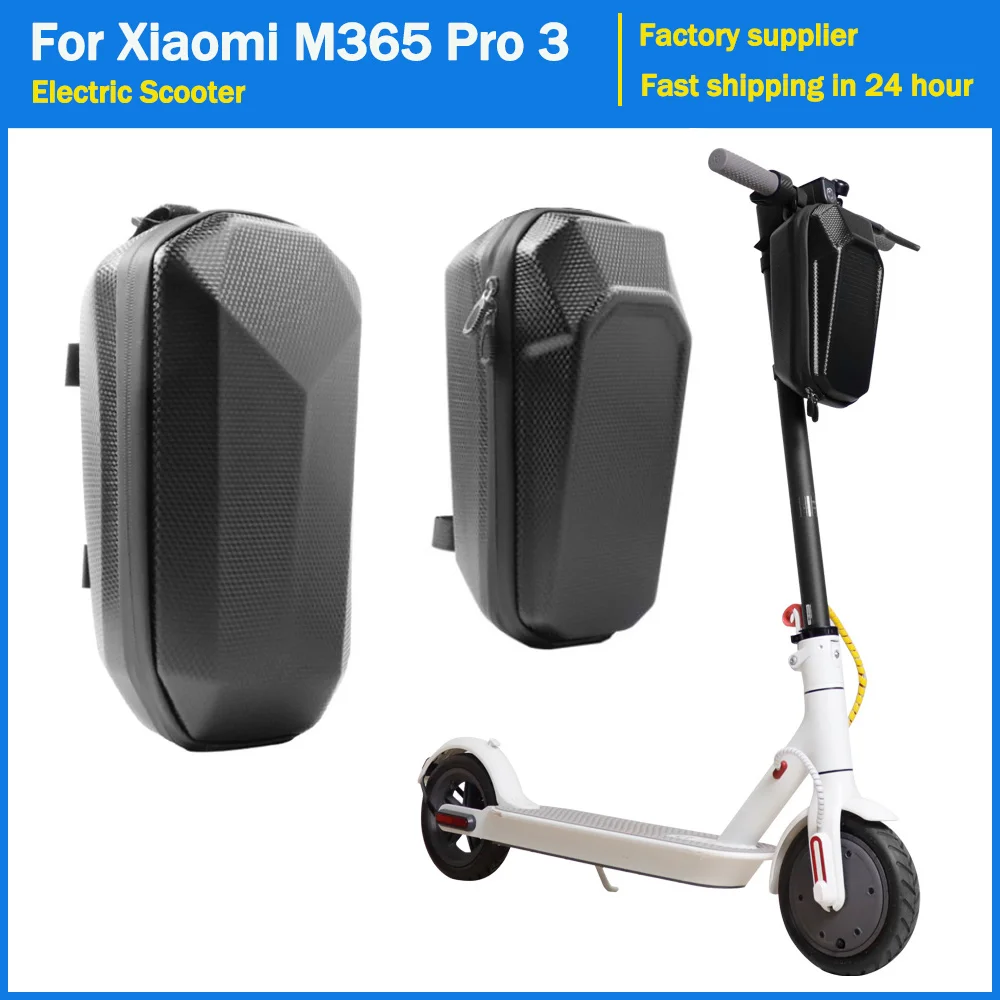 Universal Electric Scooter Head Handle Bag Eva Hard Shell Bag For Ninebot Max G30 G30D For Xiaomi 3 M365 Waterproof Front Bag
