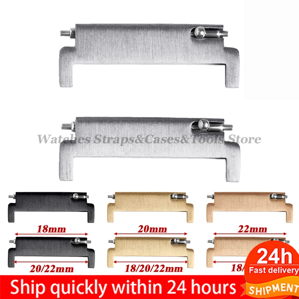 Universal Metal Watch Strap Adapters with Quick Release Pins