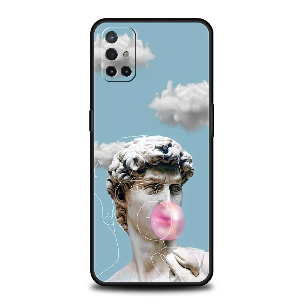 Aesthetic Art Cover Featuring David and Mona Lisa Design