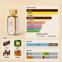 Parfum boisé aromatique pour homme, Eau de Parfum, élégance orientale, bergamote, pomme, musc, vanille, notes chaudes et épicées, parfum longue tenue 1