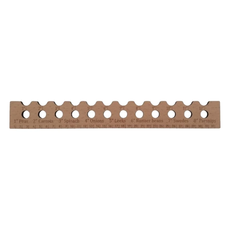 

Wooden Planting Ruler For Gardeners Perfect Seed Spacer For Precise Planting And Spacing Of Seed With Vegetable Spacing Dropship