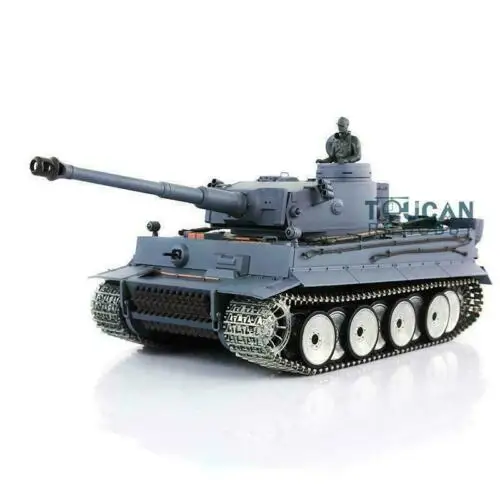 1/16 Scale Heng long Tk 7.0 Tiger I RC Tank 3818 W/ Barrel Recoil Airsoft Smoking Unit Metal Tracks Wheels TH17244 2