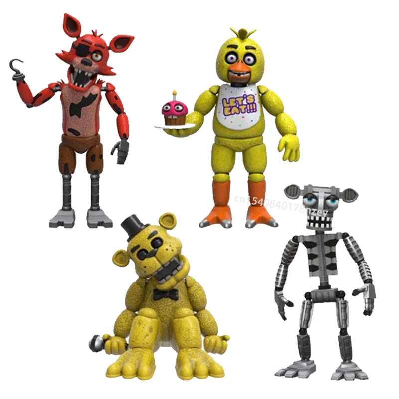 

8Pcs/set Five Nights At Freddy 3D Figurines Toys FNAF Game Action Figures Classic Toys Birthday Gifts for Children