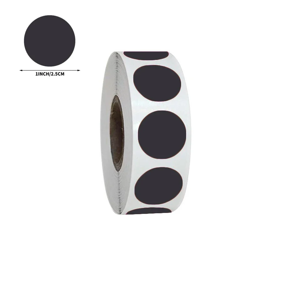 empty black round