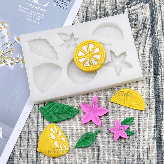 Citrom Narancssárga Virág Szilikon Penész Cukorcraft Csokoládé Cupcake Sütő Fondant Sütemény Díszítő Szerszámok - Image 2