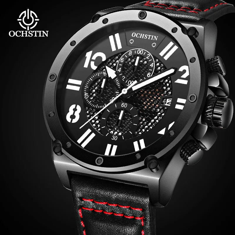 Ochstin Fashionable and Gorgeous Pilot Series Multi functional Quartz Movement Watch 2024 New Men's Quartz Watch