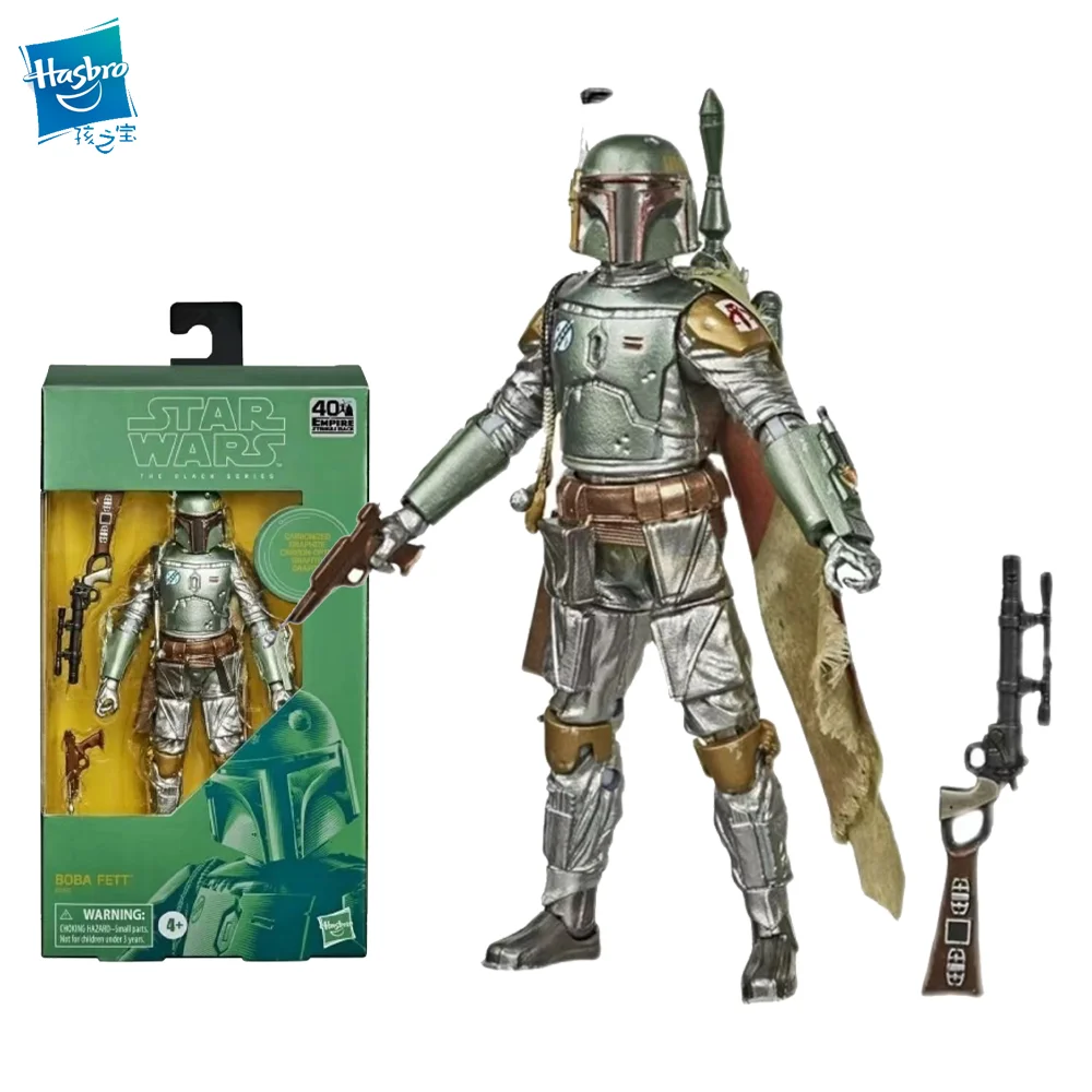 

Hasbro Star Wars The Black Series 40 Empire Strikes Back Limited Boba Fett 6 Inches 16CM Children's Toy Gifts Collect Toys E9927