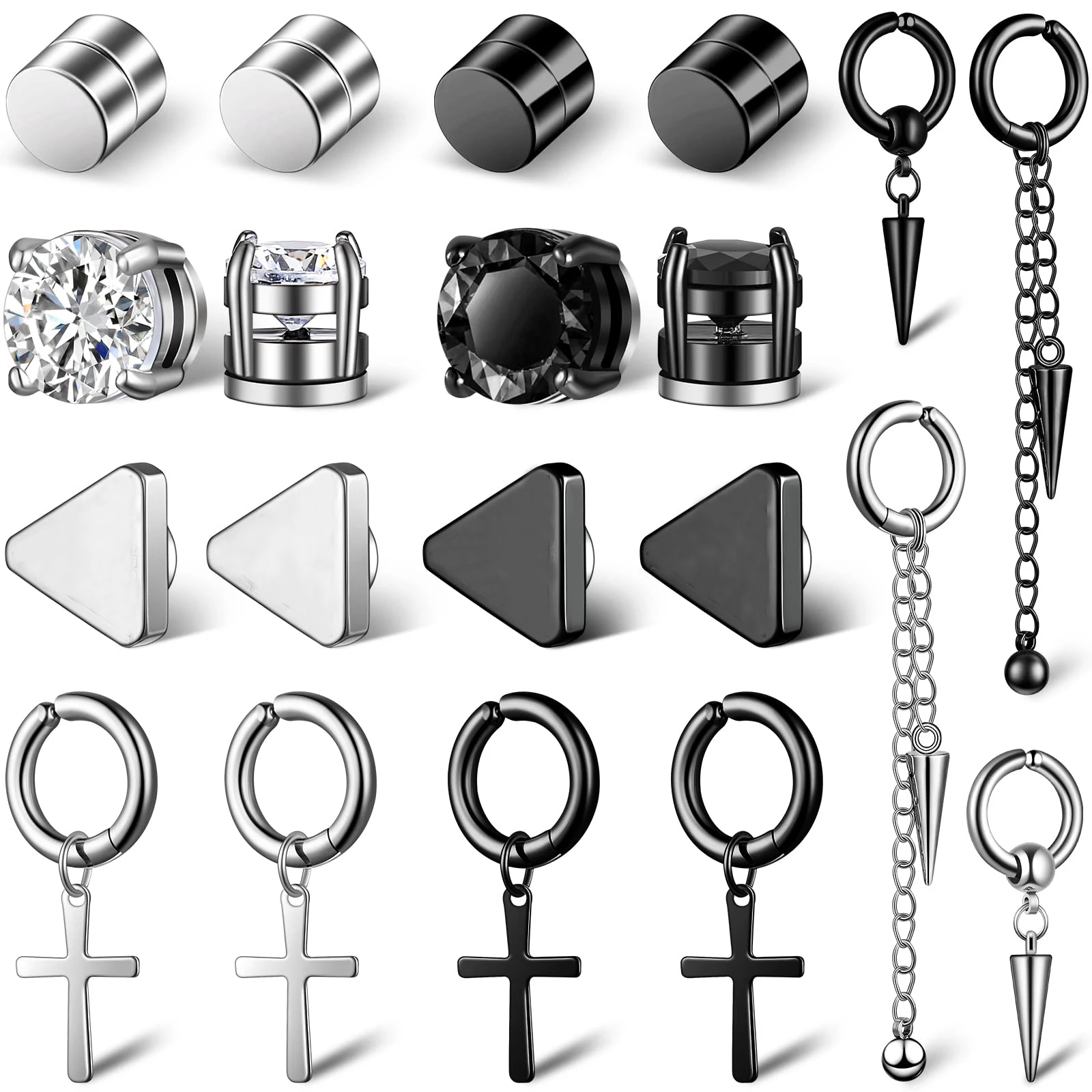 Buy Men Earrings Magnetic At Sale Prices Online - October 2023 | Shopee  Singapore