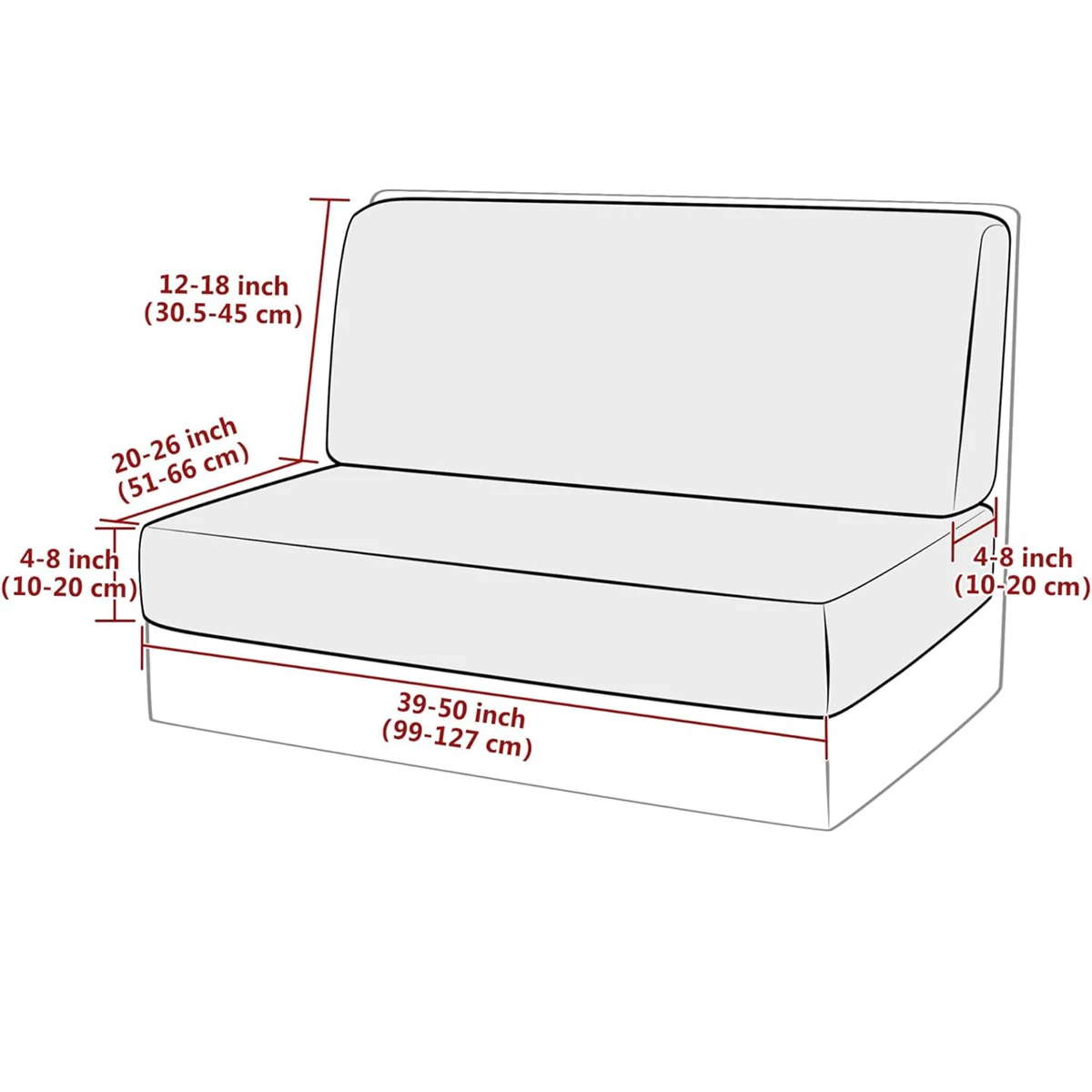 Stretch Jacquard  RV Dinette Cushion Cover Animal Protection Washable Loveseat RV Camper Car Bench Seats Restaurant Slipcovers 2