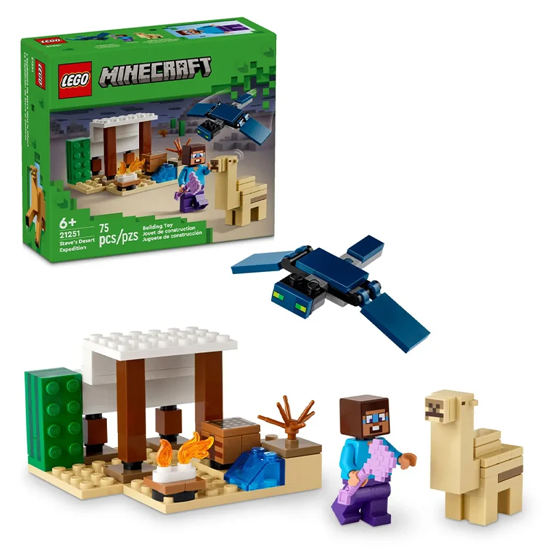 레고 21251 마인크래프트 스티브 사막 탐험 빌딩 장난감 