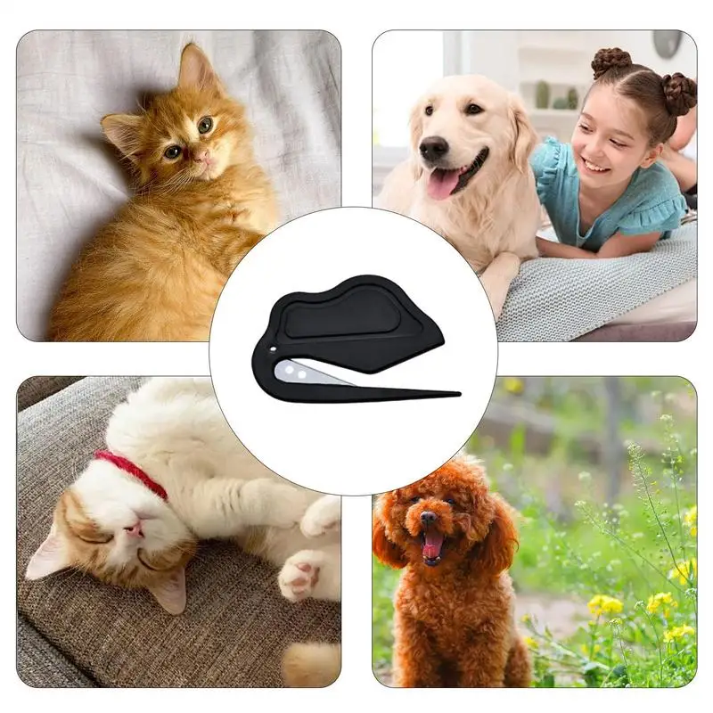 Portable Envelope Opener Office Letter Opener Envelope Slitter 5x Portable Pet Hair Knot Cutter Wrapping Paper Cutter For Office
