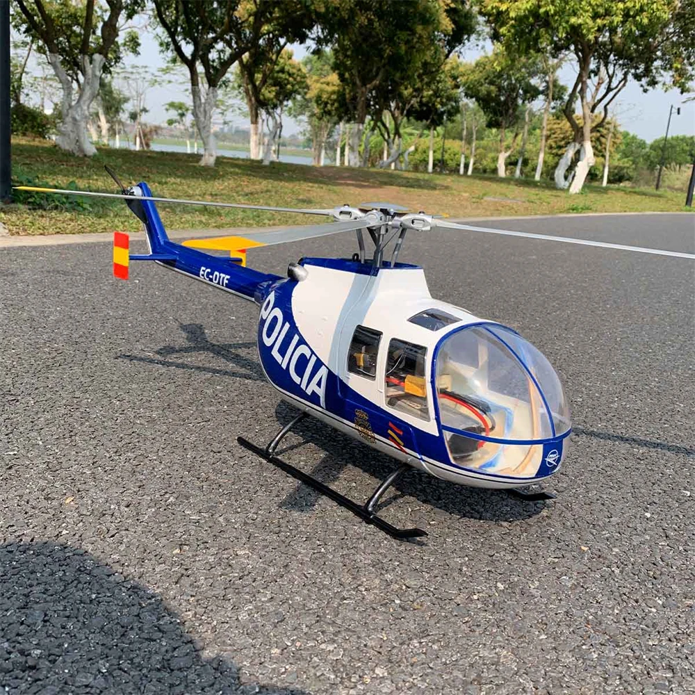 FLY WING BO-105 470 클래스 2.4G 6CH GPS 안정화 스케일 RC 헬리콥터 RTF(H1 비행 컨트롤러 포함)