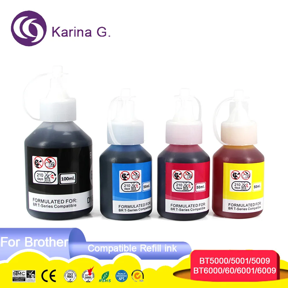 BTD60 BTD60BK BT6001BK BT6000 BT5000 BT6000BK Compatible Bottle Water Based Refi
