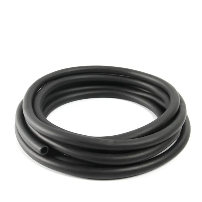 Black Fluororubber FKM Viton Oil Hose Tube Tubing Pipe Acid alkali high temperature corrosion resistance ID 2~16mm rubber hose rubber tube rubber tubing