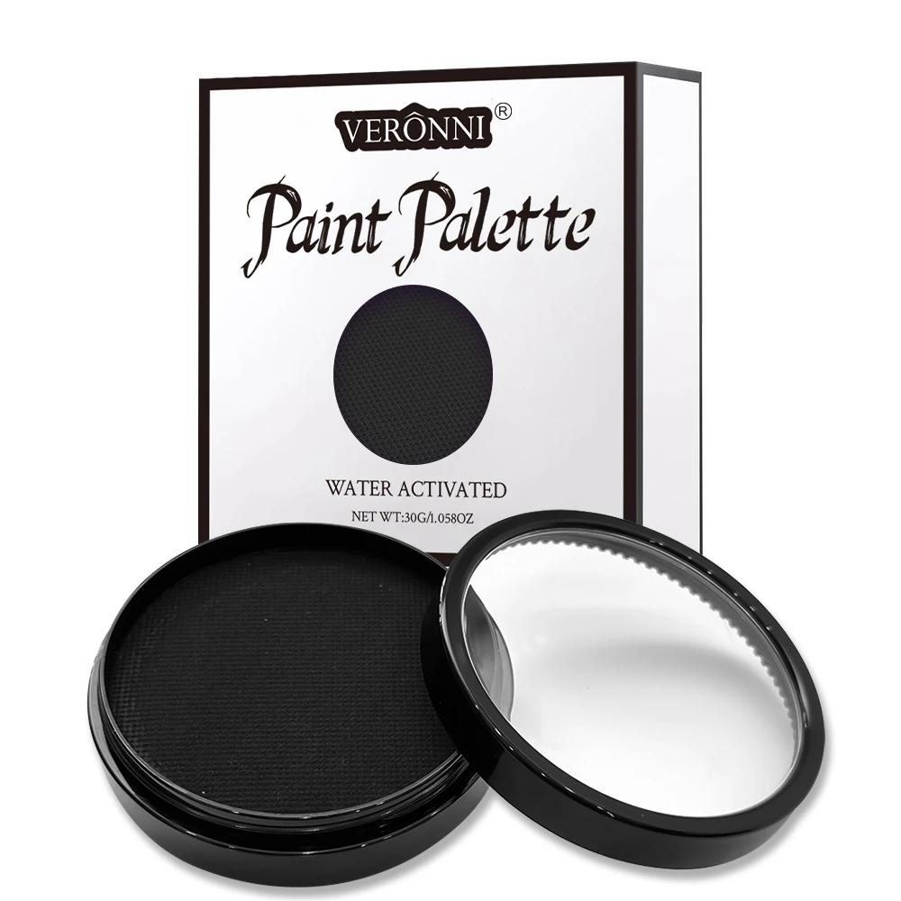 30g Water Monochromatic Face Body Painting Palette Kit Cosplay&Halloween Face Paint & Body Paint Makeup For Stage&Carnival,Party