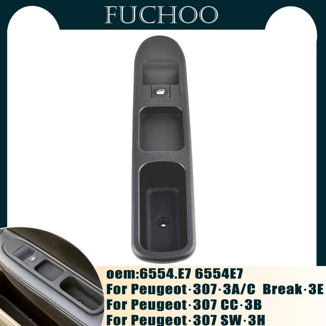 XUANYI Door Lock Switch Passenger Side Window Switch Control Front Right  Compatible Peugeot 207 6490.Hq 6554.Hj 