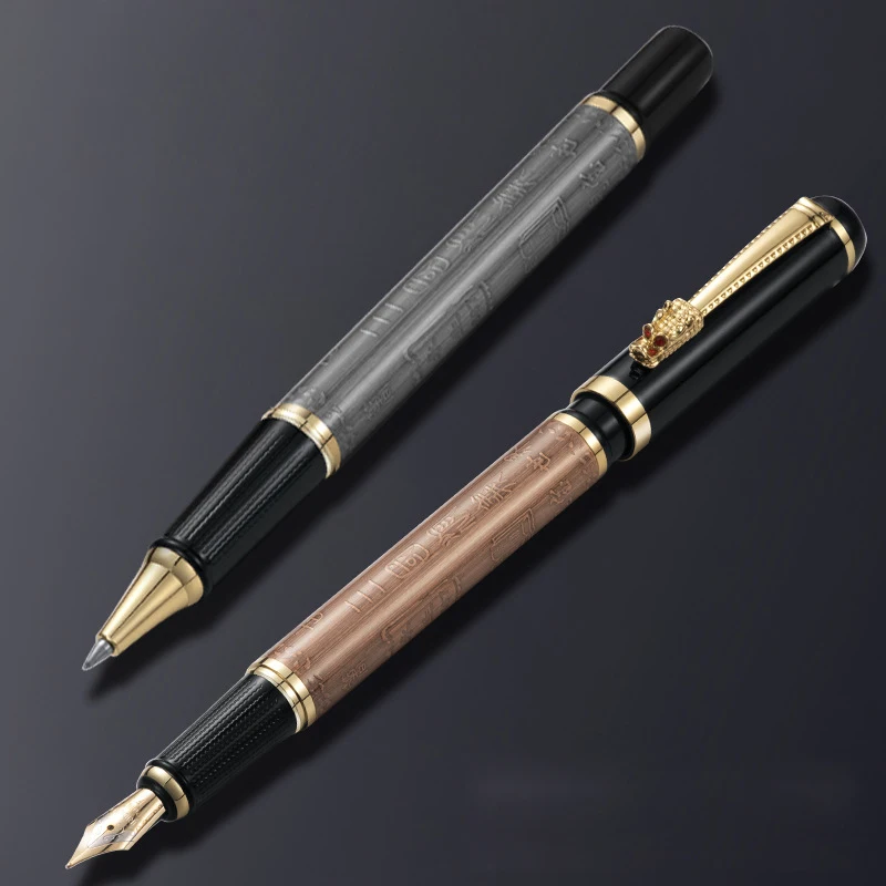 

Hot Selling Full Metal Business Men Ink Fountain Pen High Quality Signature Gift Writing Pen Buy 2 Send Gift