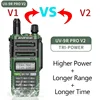 Baofeng UV-9R Pro V2 Waterproof IP68 Walkie Talkie Type-C Charger VHF UHF Ham Radio 50KM Long Range Upgrade UV-9R Plus 2