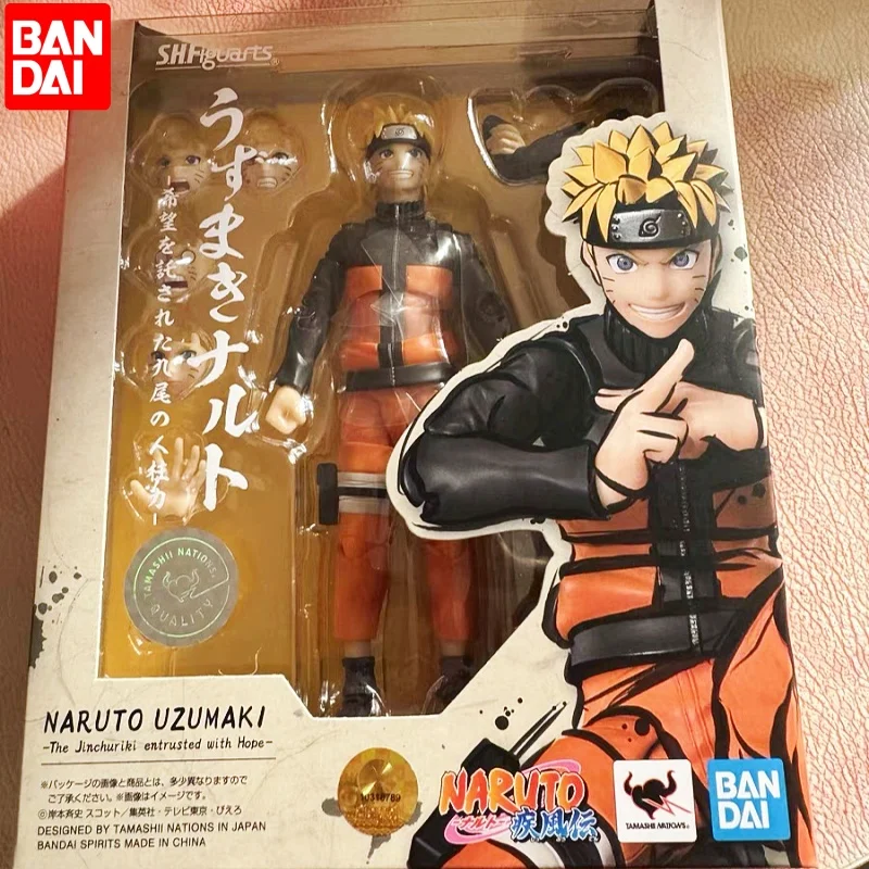 

Hot Bandai Shf Naruto 2.0 Articulated Action Figure Model Boxed Figure Japanese Version In Stock Collect Ornament Gift Toy