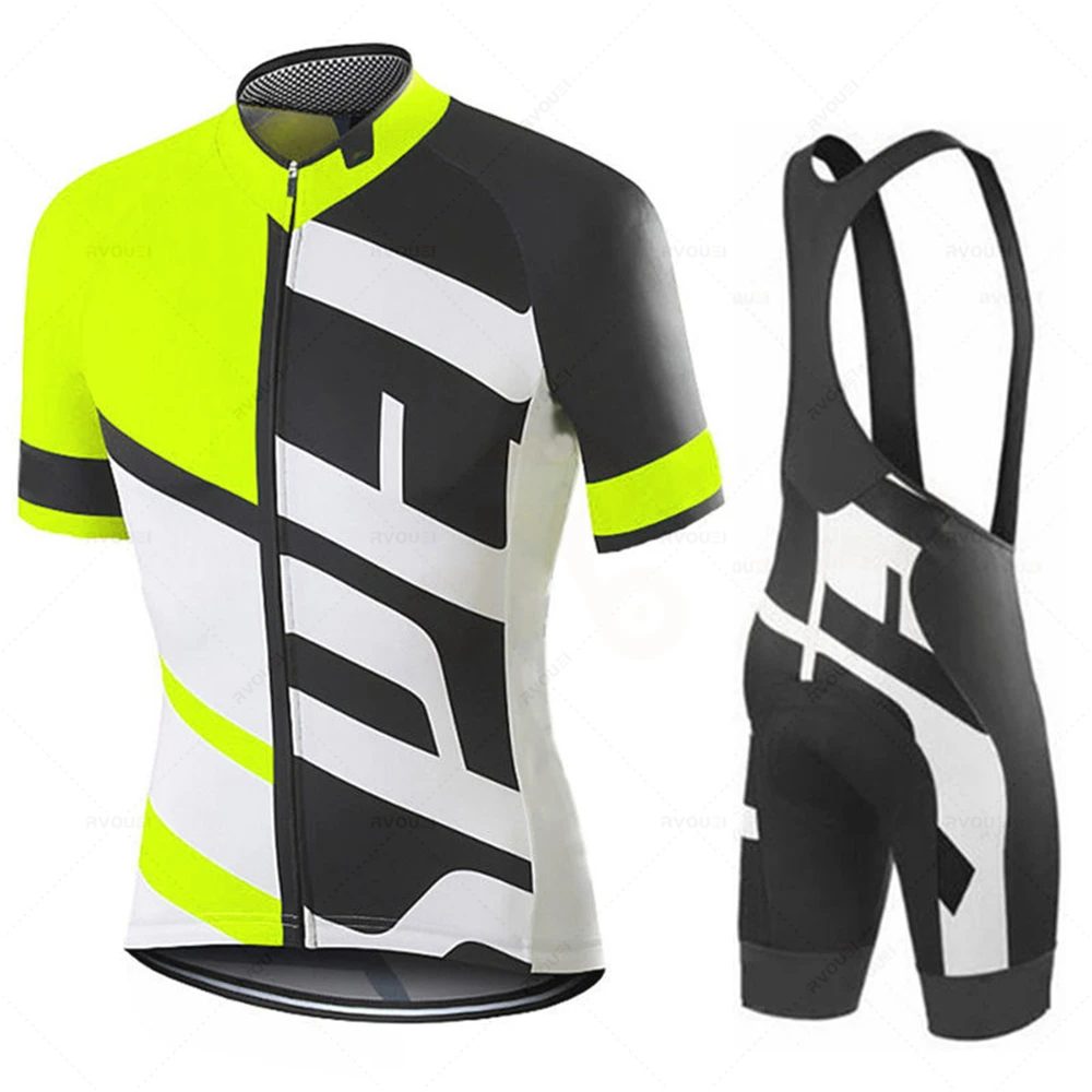 New 2023 Men Short Sleeve Jersey Set Ropa Ciclismo Hombre Summer Cycling Clothing Triathlon Bib Shorts Suit Bike Uniform Maillot 5