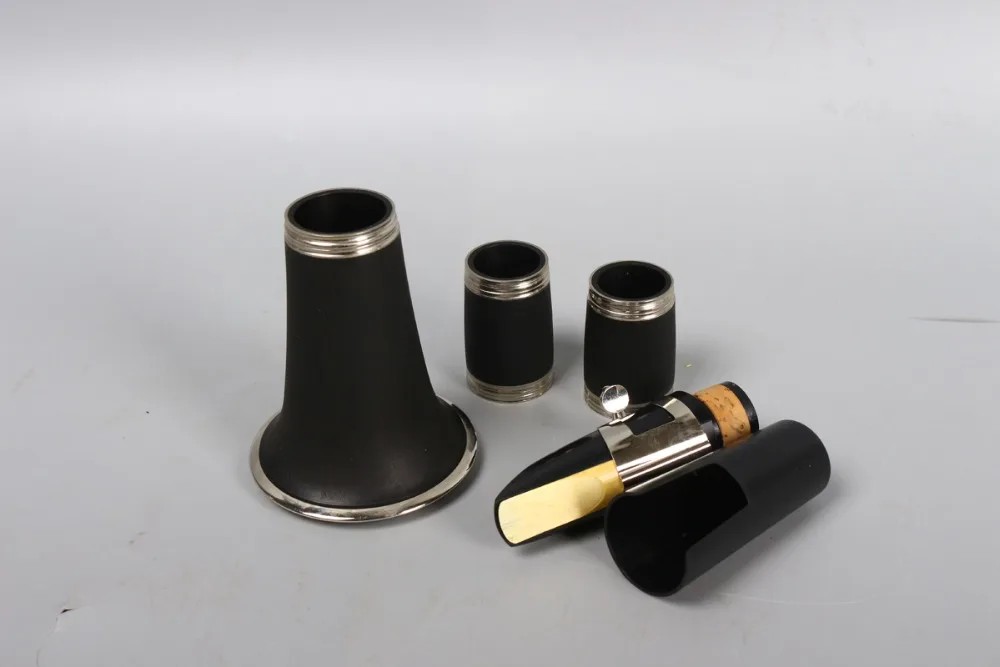 New Professional Clarinet Ebonite Wood Clarinet Nickel Plated C key 17 key with Case #8