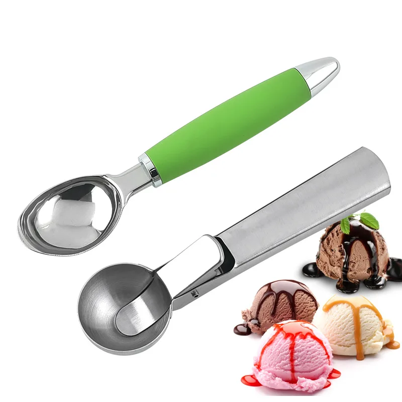 Ice Cream Scoop Stainless Steel Ice Cream Scoop Ball Digger Handmade Ice Cube Mold Easy Demoulding Kitchen Accessories Tray Mold ice cream scoop