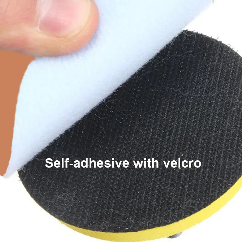 5 x Adhesive Polishing Buffing Wheel Wool Felt Polish Polisher Disc Pad for Jewelry Car Polisher 50 mm