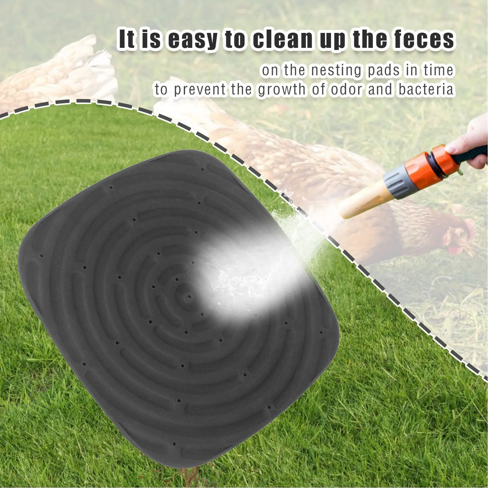 4pcs Chicken Mat Washable Chicken Pads For Laying Eggs Chicken Box chicken nesting pads