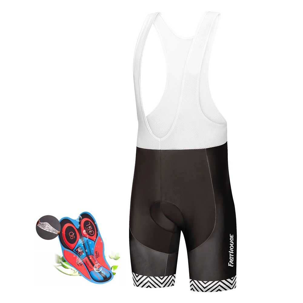 FASTHOUSE Cycling Bibs Shorts Mountain Bike Breathable Men's Padded
