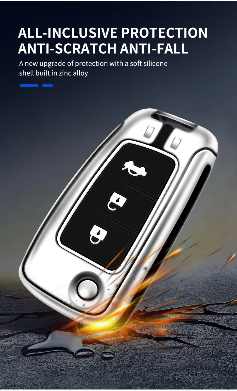 Custodia per chiave a distanza per auto in metallo Shell per Nissan Qashqai X-Trail Juke J11 Murano Tiida Altima Maxima Livina Nismo Sylphy Murano - Sa0bfcca447de4dcf8f6f787727eab537V