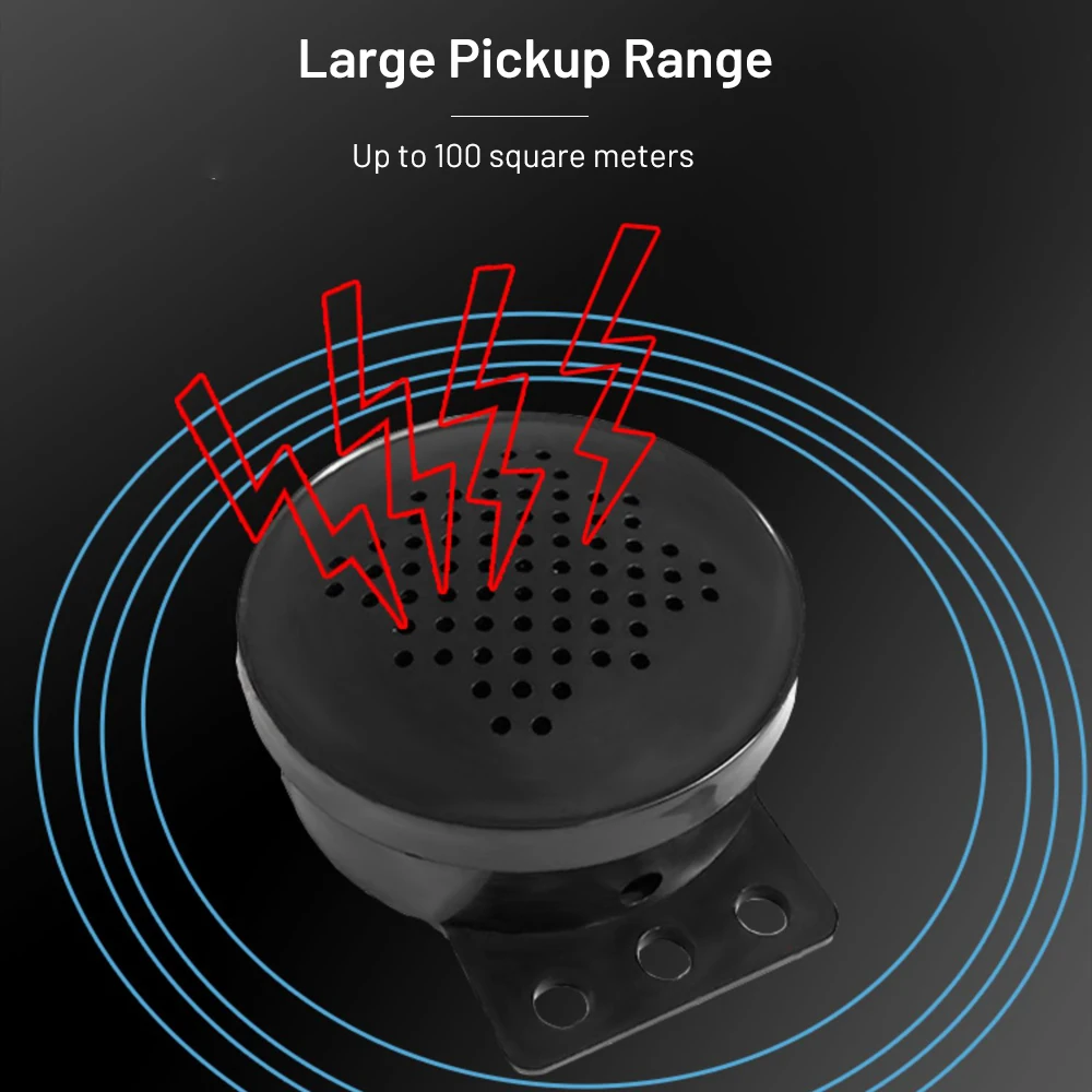 【Support-Cod】 Two Way Audio Microphone And Speaker High-power External Active Speakerphone Audio Surveillance Horn For Cctv Security Ip Camera.