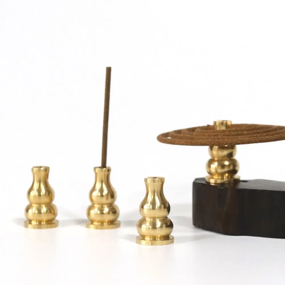 

Tibetan National Creative Easy Use Gourd Incense Zen Supplies Mini Incense Rack Incense Accessories Incense Clip Incense Holder