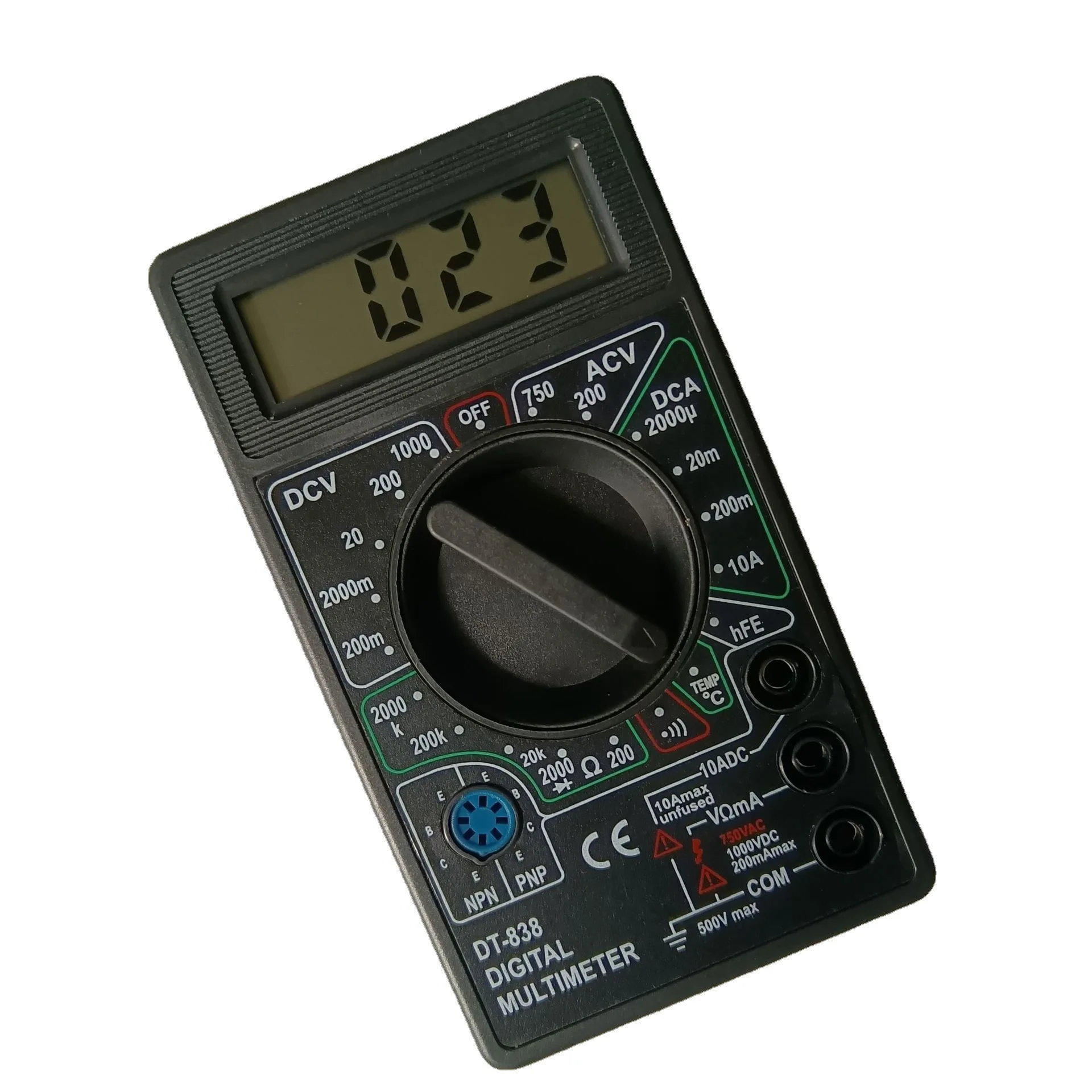 Multimètre digital LCD DT-838