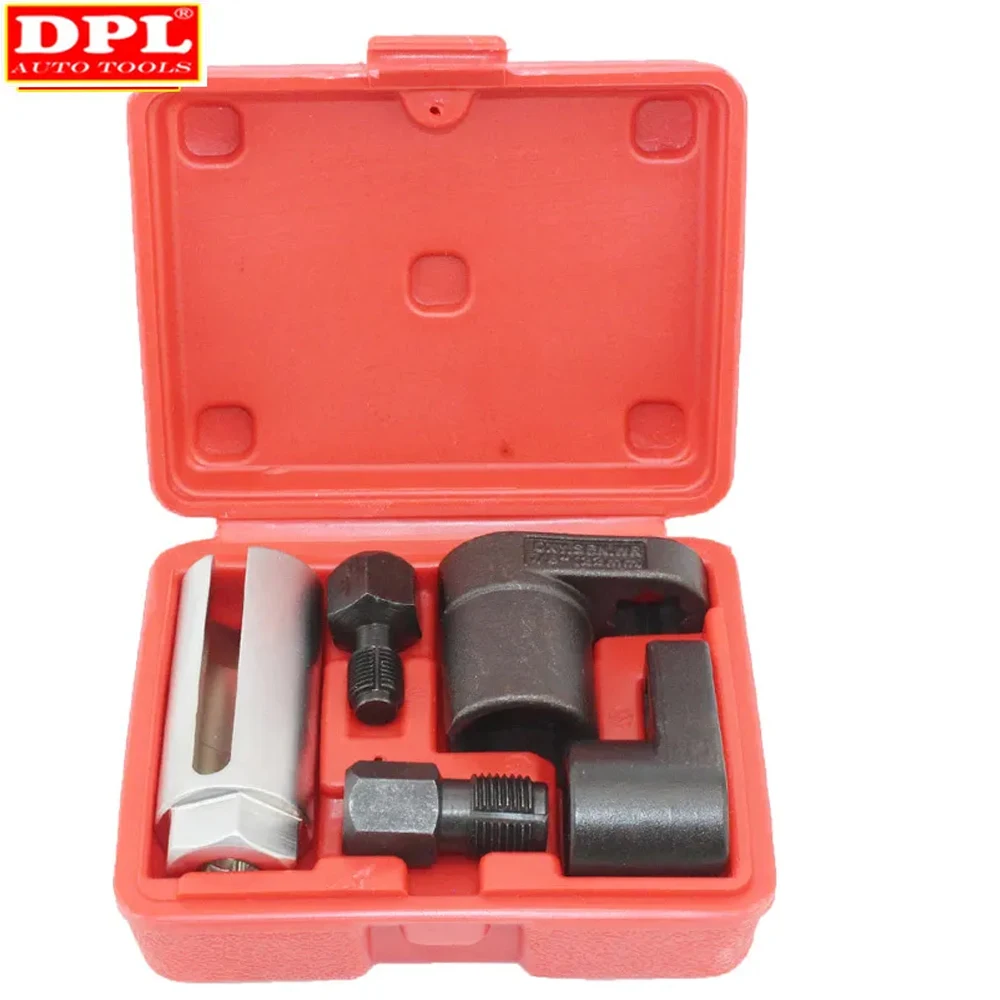 5Pcs Sensore Di Ossigeno Wrench Kit Per Auto O2 Presa Di Rimozione Installare Offset Presa Del Sensore Di Vuoto Filo Chaser Strumento