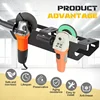 Angle Grinder Holder With Cord Hanger Wall Mount Bracket Storage For Angle Grinder Cutters Polishers Metal Angle Grinder Rack 2