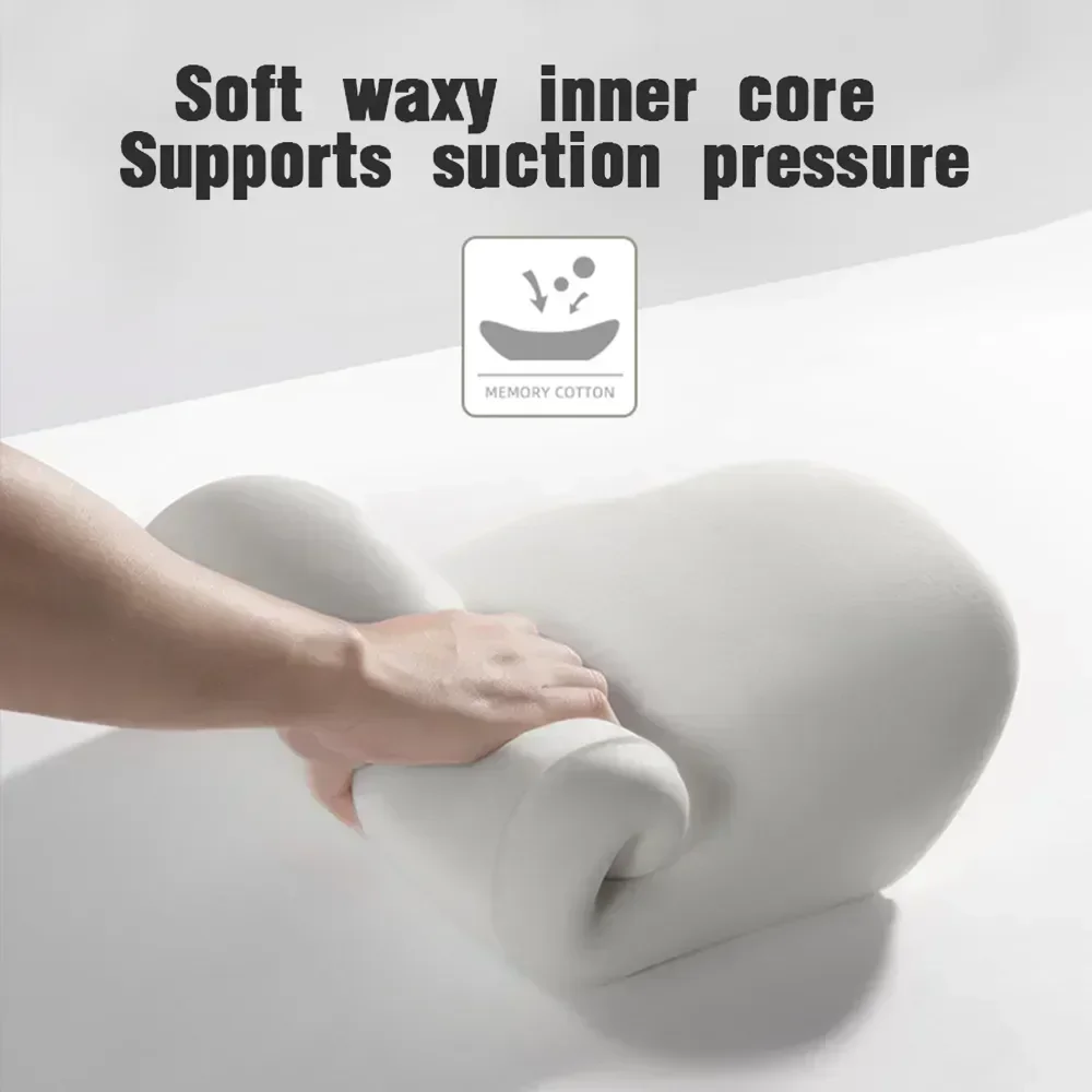 Enhanced Memory Foam Car Neck Pillow - Ergonomic Support for Ultimate Comfort and Pressure Relief
