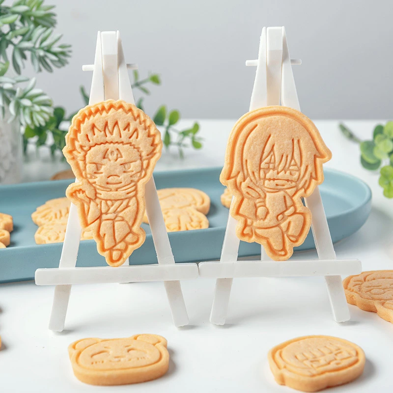 Cookie Cutter Baking Mold Cookie Mould Fondant Cutter Baking Decorating Tools Cartoon Anime Character Mini 3D Cutting