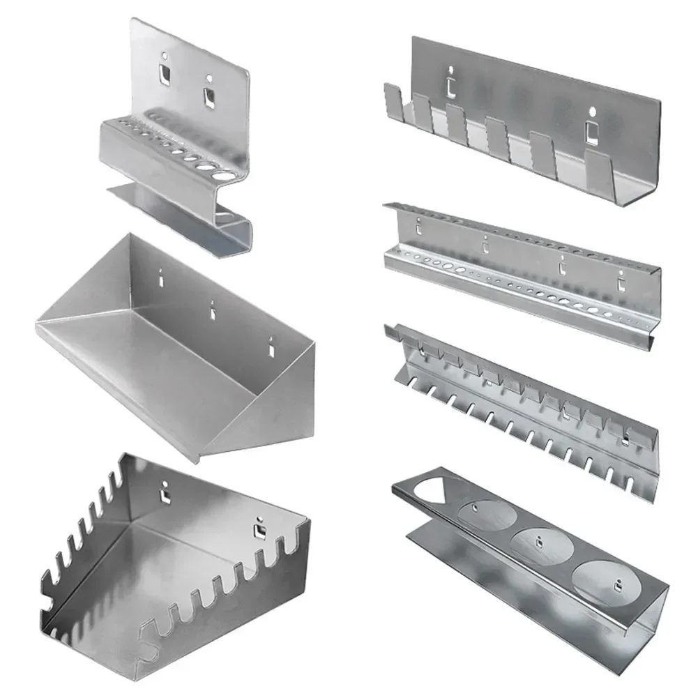 Tools Organizer Wrench Organizer Holder Wall Tray Angle Grinder Socket Storage Rack For Wall-Mounted Hardware Tool Cabinet wrench organizer wrench holder tool organizer