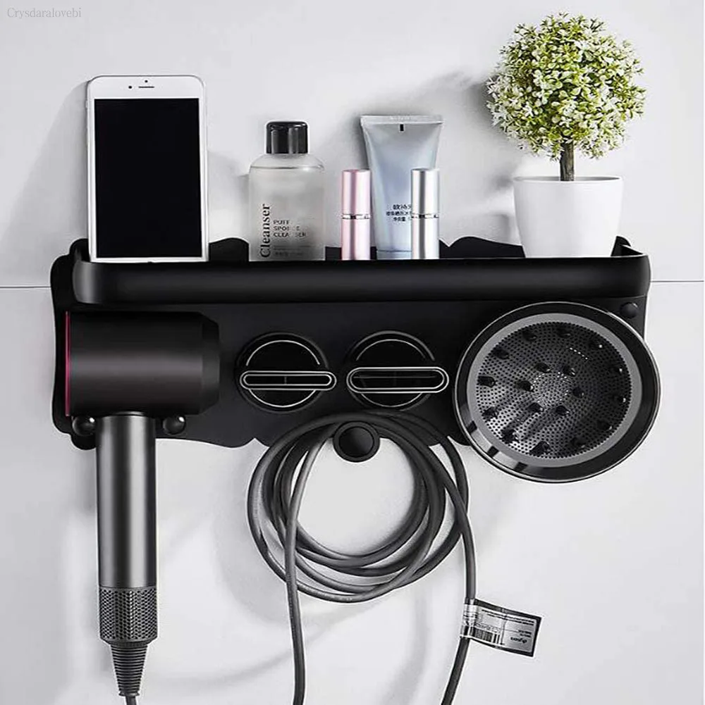 Supersonic Hair Dryer Accessories Metal Wall Mount Holder