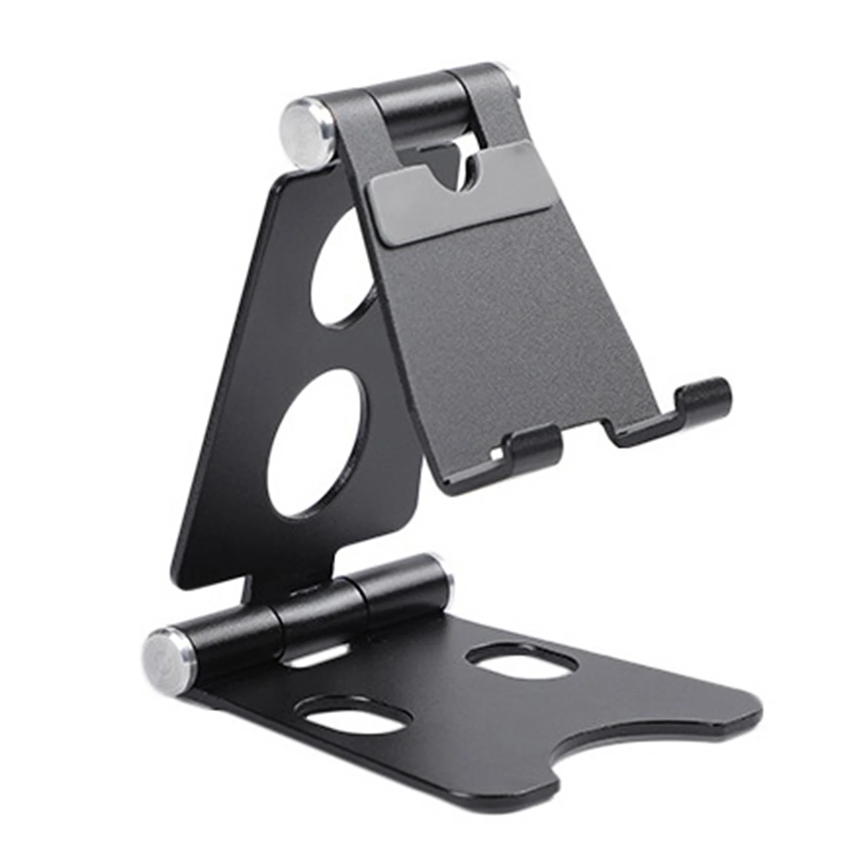 Supporto Per Tablet/Cellulare Regolabile, Supporto Per Cellulare Pieghevole, Per Home Office, Base Per Ipad Per Cellulare Nero