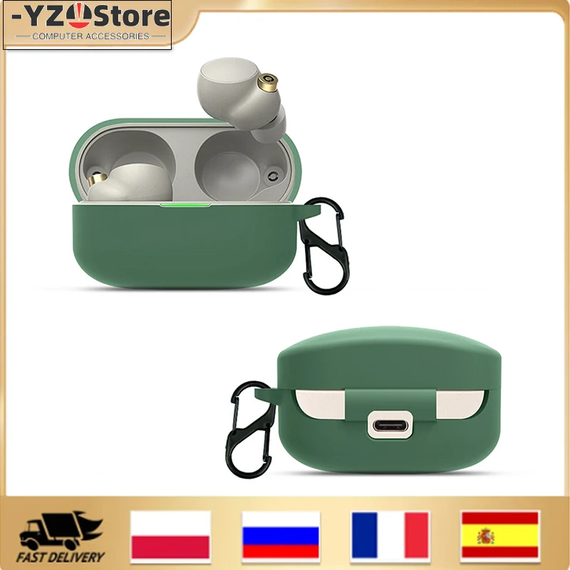 Custodie Per Auricolari Per Sony Wf-1000Xm4 Custodie Per Auricolari Custodia Protettiva In Silicone Per Custodia Sony Wf-1000Xm4 Custodia Antiurto Con