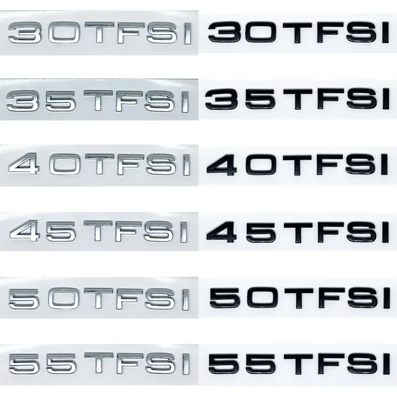 Letras de numeros ABS Q2 Q3 Q4 Q5 Q6 Q7 Q8 35 45TFSI 2,0 T 30 40 50 TDI 엠블럼 파라 아우디 시리즈 Q 가드바로스 드 코체 페가티나